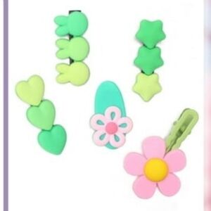 Colorful Hair Clips Set